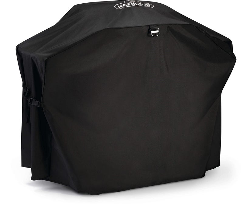 Napoleon Grill Cover for TravelQ/PRO with Scissor Cart - Black, Water Resistant, UV Protected, Hanging Loops, Adjustable Buckled Straps - Image 2